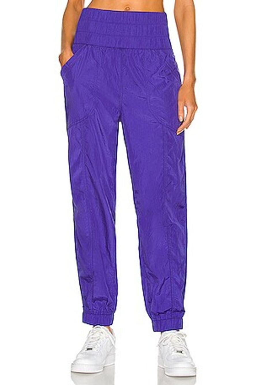 Free People The Way Home Jogger Pant XS Blue Purple